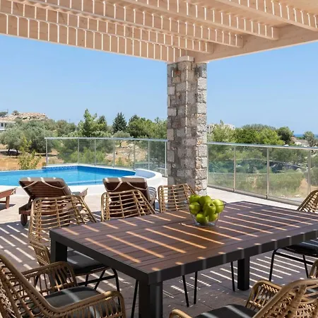 Villa Family Rhodes Villa 4 Bedrooms Villa Summer Memories Private Pool Lindos *